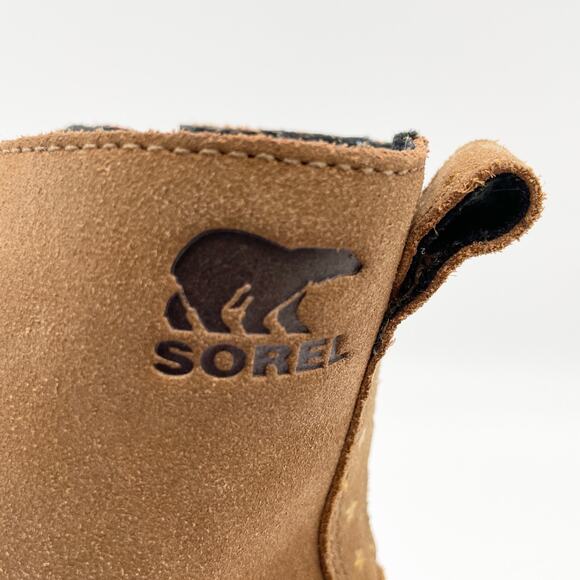 Sorel Emelie Combat Boot Womens 5 Waterproof Suede Gold Stars Boho Fairy Grunge - Picture 7 of 13